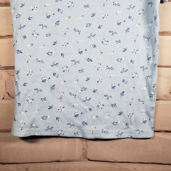NWT Girls Art Class Light Blue Ribbed Shirt size XL short sleeve - Picture 6 of 7